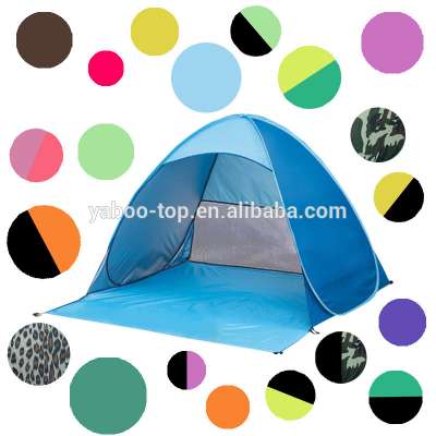 Wholesale 13 Colors Instant Quick Beach Tent Outdoor Automatic Foldable Sun Shelter Portable UV Protection Pop Up